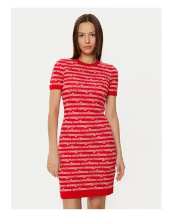 Rochie cambrata cu logo,