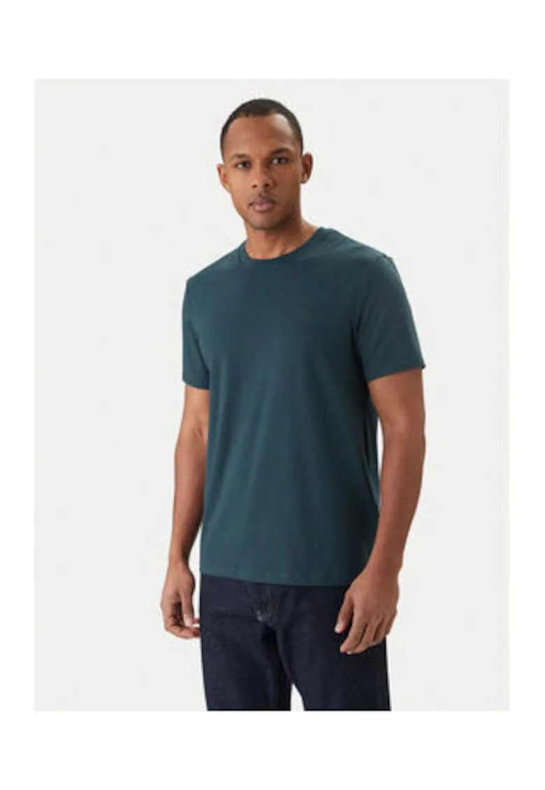 Tricou regular fit cu model uni,