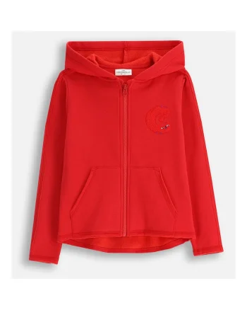 Hanorac cu fermoar si captuseala din fleece