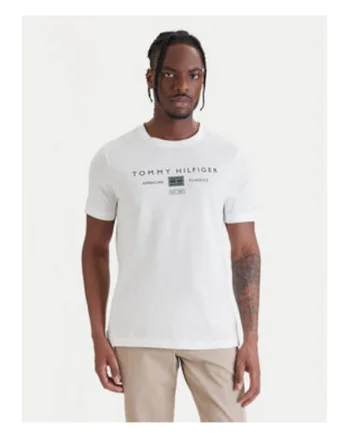 Tricou regular fit cu logo pe piept