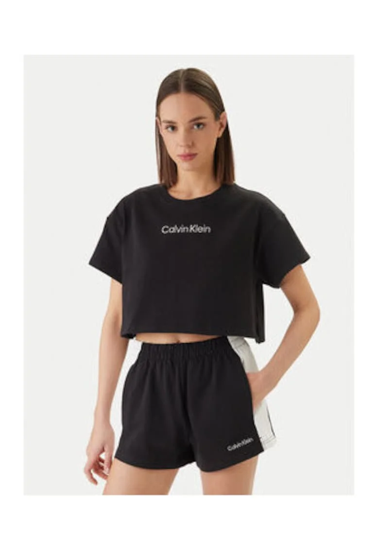 Tricou crop din bumbac