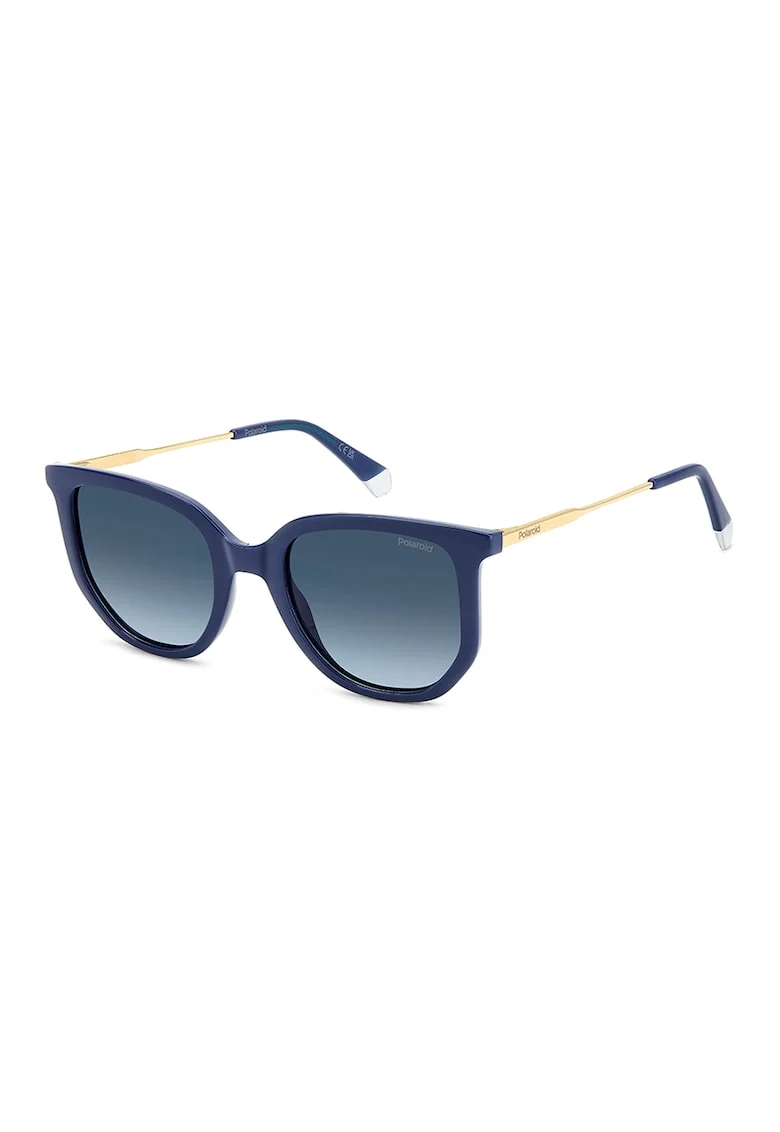 Ochelari de soare cat-eye cu lentile polarizate, Albastru inchis