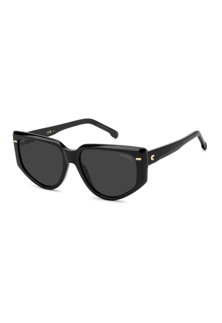 Ochelari de soare cat-eye, Auriu/Negru