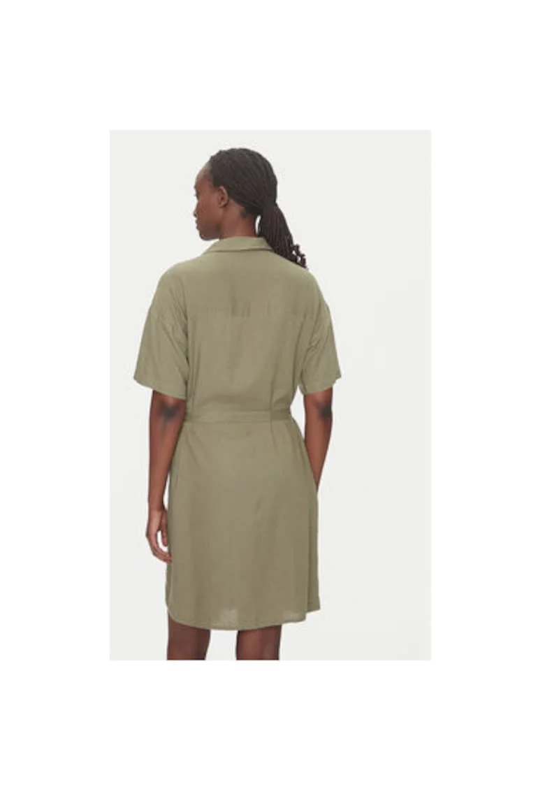 Camasa stil rochie dama  10333791, In/Viscoza, Verde, Verde