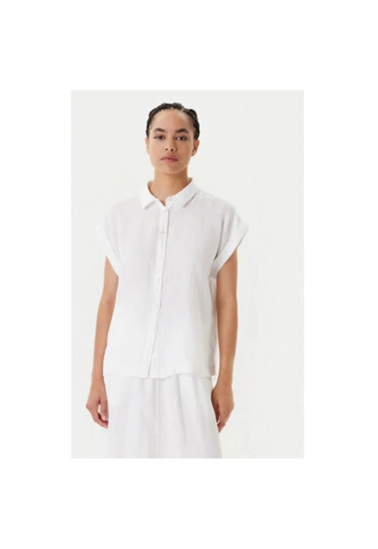 Camasa dama  5BMLDQ06V, In, Alb, Alb
