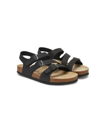 Sandale dama, 64316,  Piele naturala, Negru, Negru