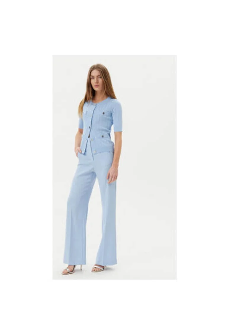 Bluza dama  ACMA001877, Viscoza/Nylon, Albastru, Albastru