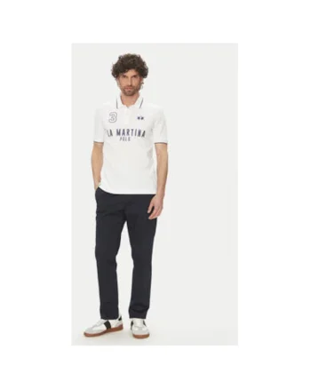 Tricou Polo barbati  PK001, Bumbac/Elastan, 3XL INTL, Alb