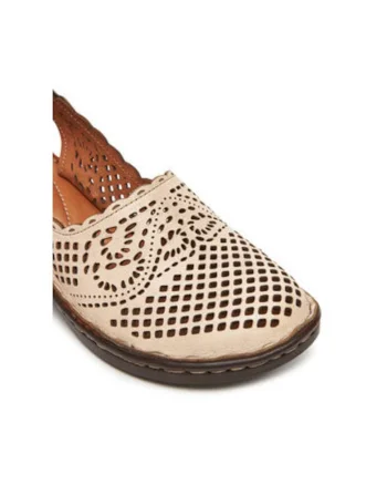 Sandale dama, 720036-08,  Piele naturala, Bej