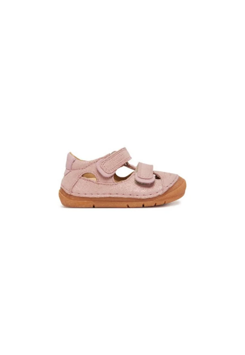Sandale roz din piele naturală pentru fete, Roz