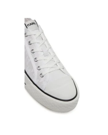 Pantofi sport barbati, KL50425,  Textil, Alb, Alb