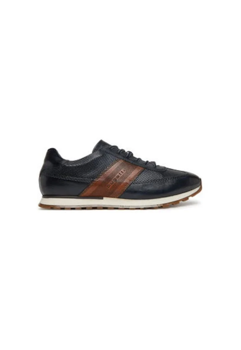 Pantofi sport barbati, 331-ARX01-4100,  Piele naturala, Bleumarin