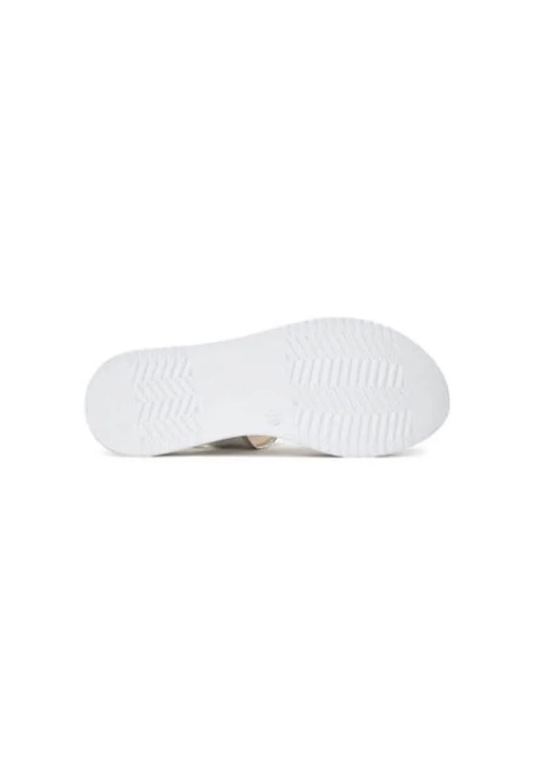 Sandale dama, 5-28760-44 193, S Oliver, Piele naturala, Alb
