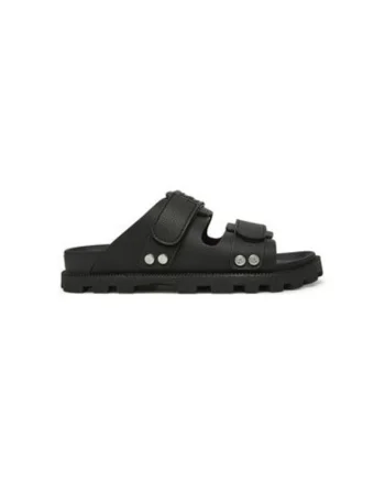 Slapi dama, HFRU0004251,  Sintetic, Negru, Negru