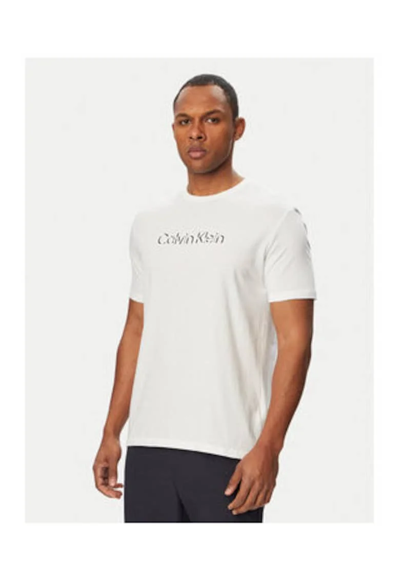 Tricou cu model uni, de bumbac