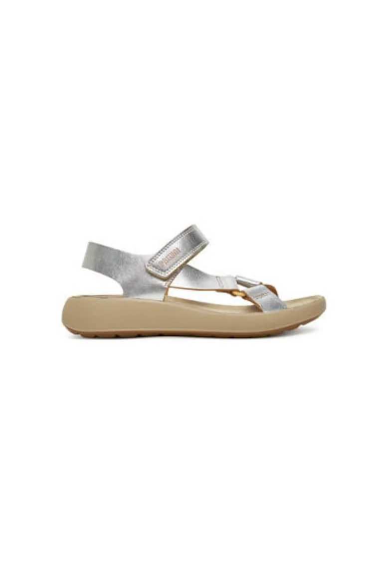 Sandale dama, 7898922,  Piele naturala, Argintiu