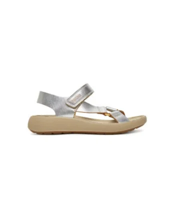 Sandale dama, 7898922,  Piele naturala, Argintiu