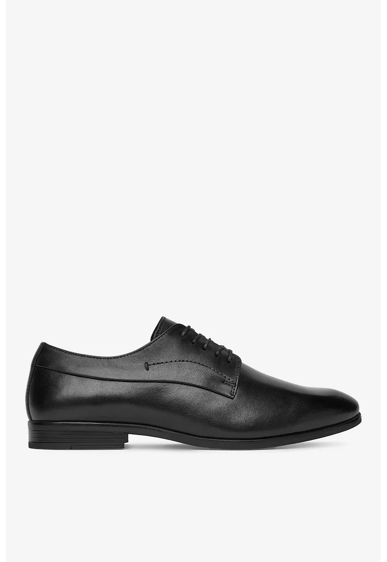 Pantofi barbati  5903698188782, Piele naturala, Negru, Negru