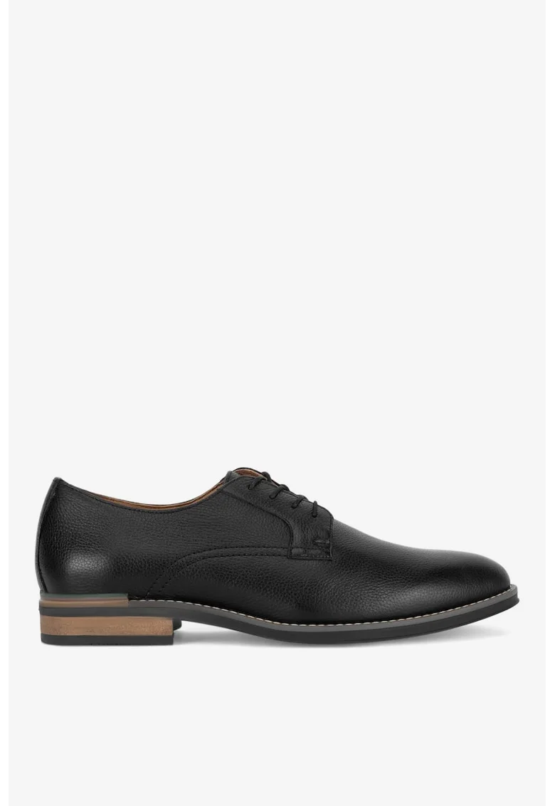 Pantofi barbati  5905588939214, Piele naturala, Negru, Negru