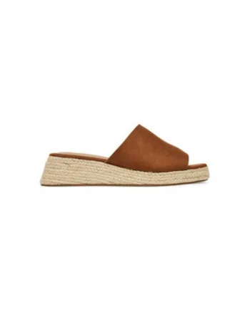 Espadrile dama  15341286, Piele naturala, Maro