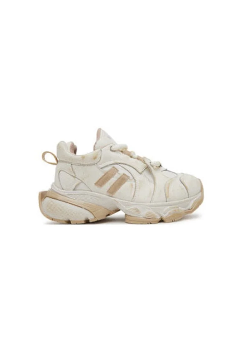 Pantofi sport dama, RR2N4037,  Piele ecologica, Bej