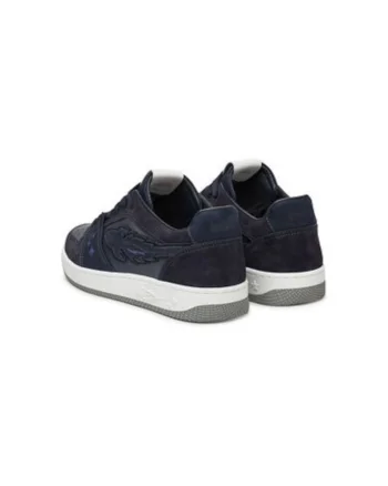 Pantofi sport din piele naturala  Bleumarin