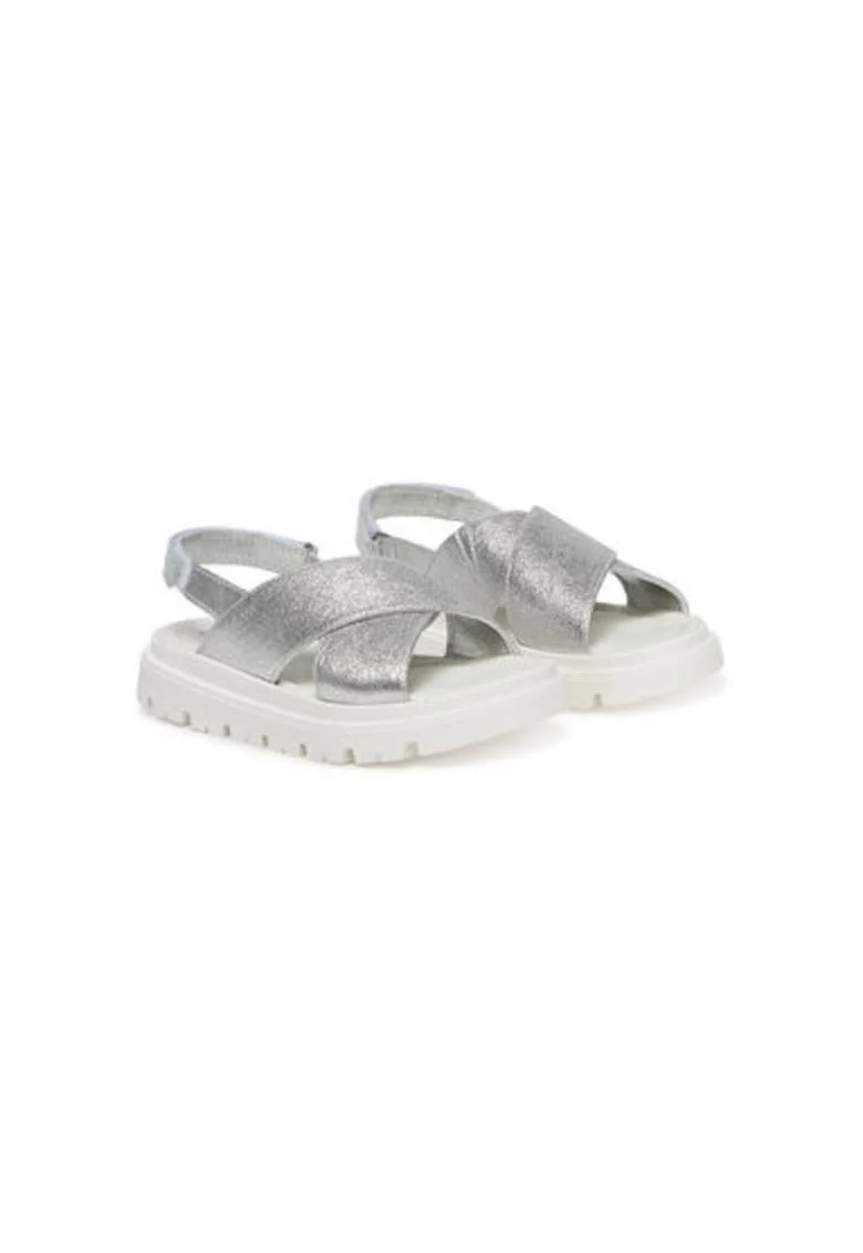 Sandale dama, 7938711,  Piele naturala, Argintiu