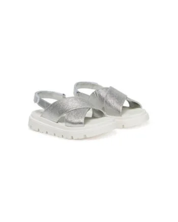 Sandale dama, 7938711,  Piele naturala, Argintiu