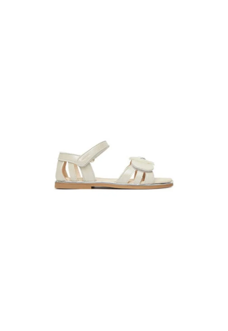 Sandale fete, 45625,  Piele ecologica, Ecru, Ecru