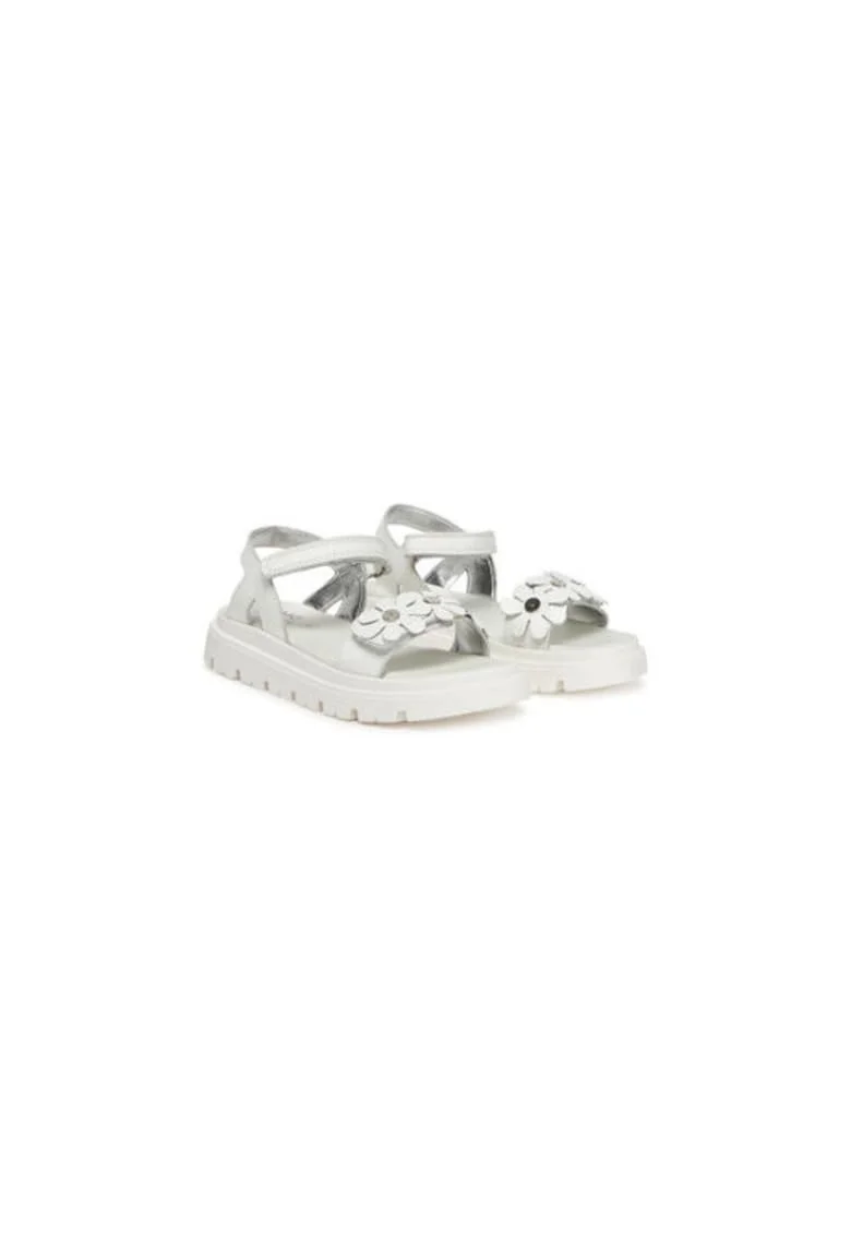 Sandale fete, 7938511,  Piele naturala, 34 EU, Alb