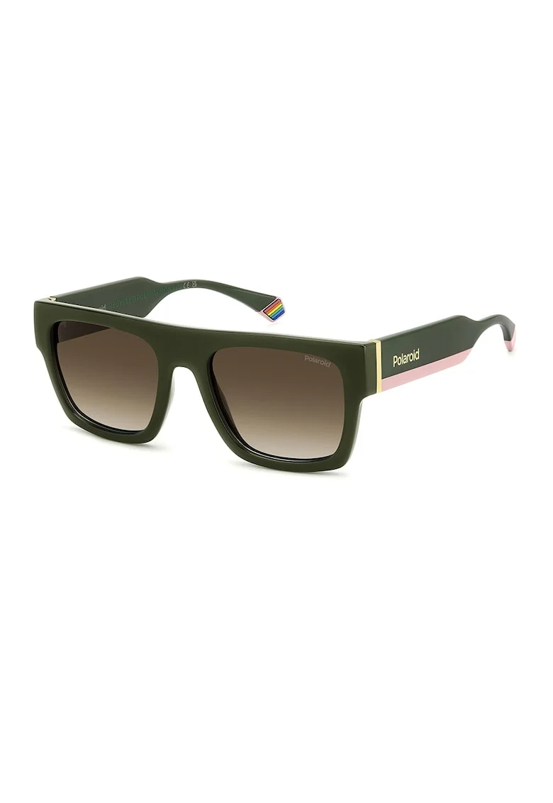 Ochelari de soare patrati cu lentile polarizate, Verde feriga