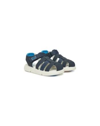 Sandale baieti, 45651,  Piele ecologica, Bleumarin, Bleumarin