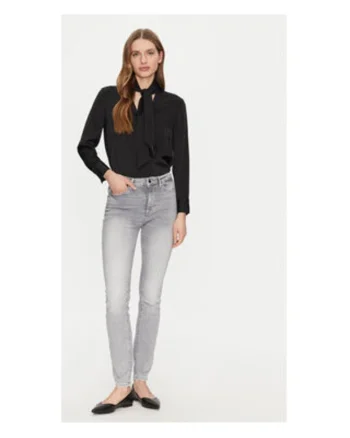 Blugi skinny cu talie medie
