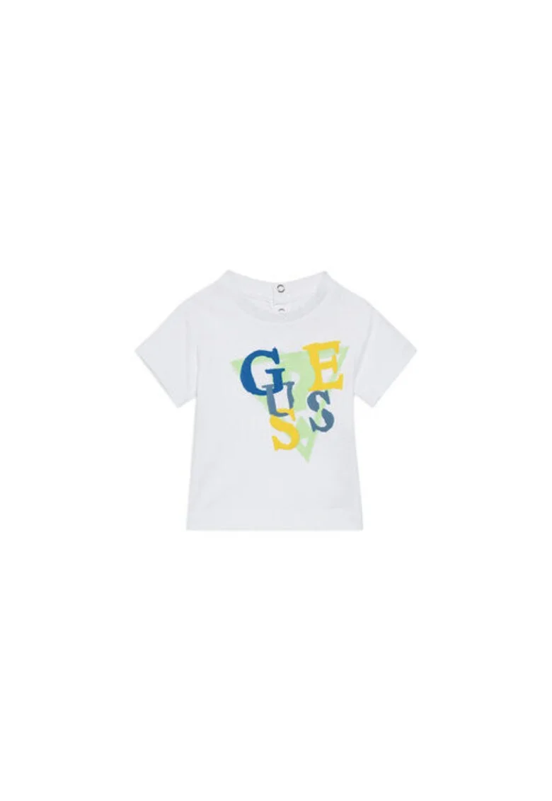 Tricou din bumbac cu logo, alb