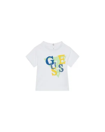 Tricou din bumbac cu logo, alb