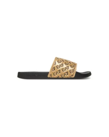 Slapi barbati  Emporio Armani, 7X000109 AF15125, Sintetic, Auriu, Auriu