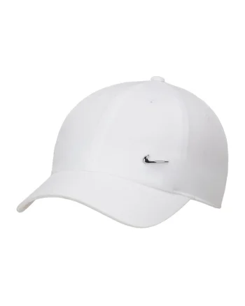 Sapca unisex  H86 Metal Swoosh, Alb murdar