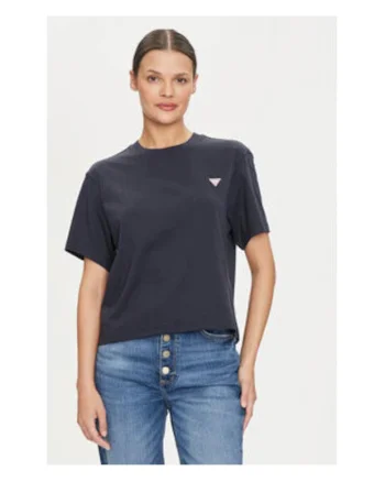 Tricou lejer din bumbac cu logo mic
