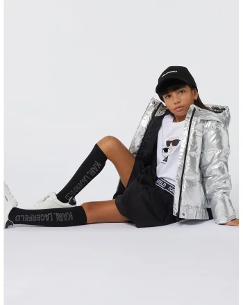 Bluza cu logo, Alb/Negru stins