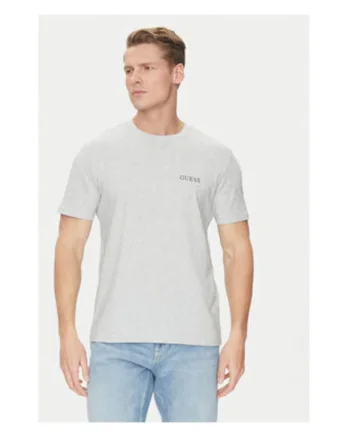 Tricou regular fit cu decolteu la baza gatului