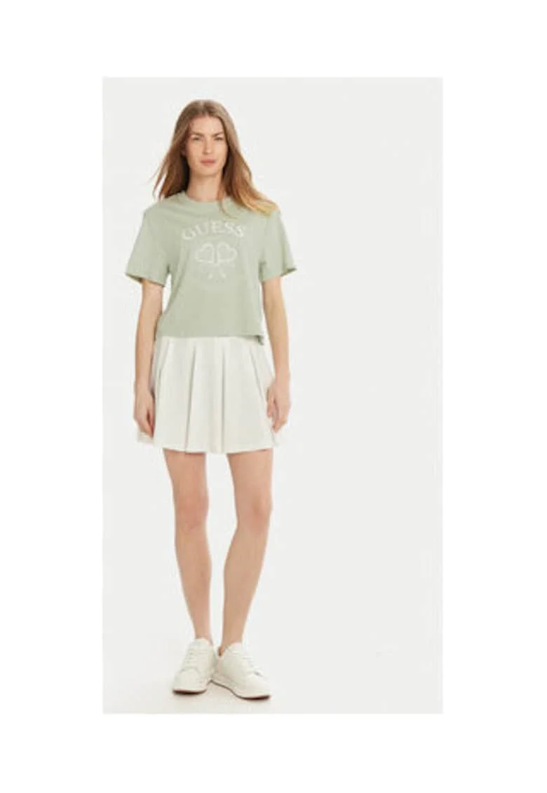 Tricou lejer cu logo din bumbac