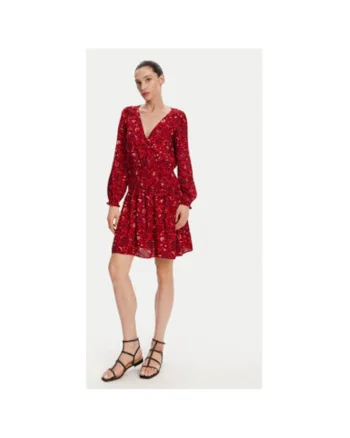 Rochie dama  PL953669, Viscoza, Rosu