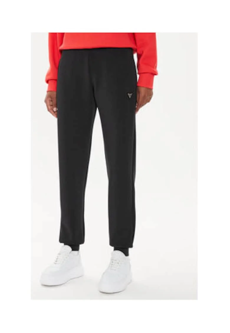 Pantaloni de trening din amestec de modal cu 2 buzunare