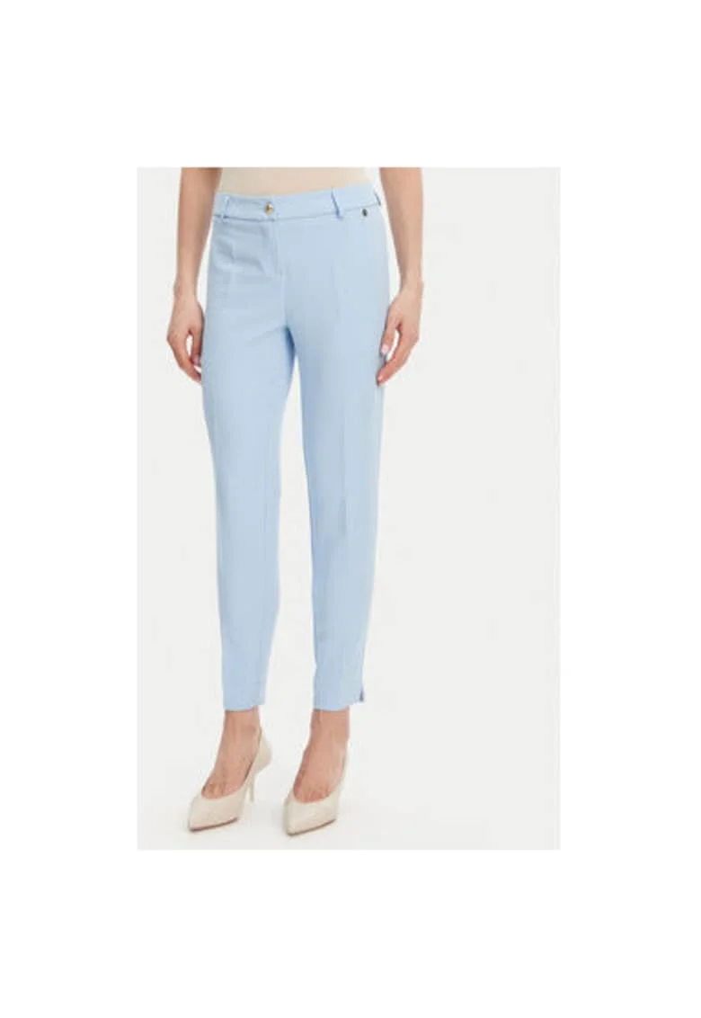 Pantaloni dama  25EB52Z/M24/43MA, Poliester, Albastru deschis
