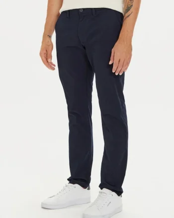 Pantaloni chino slim fit Austin, Bleumarin inchis