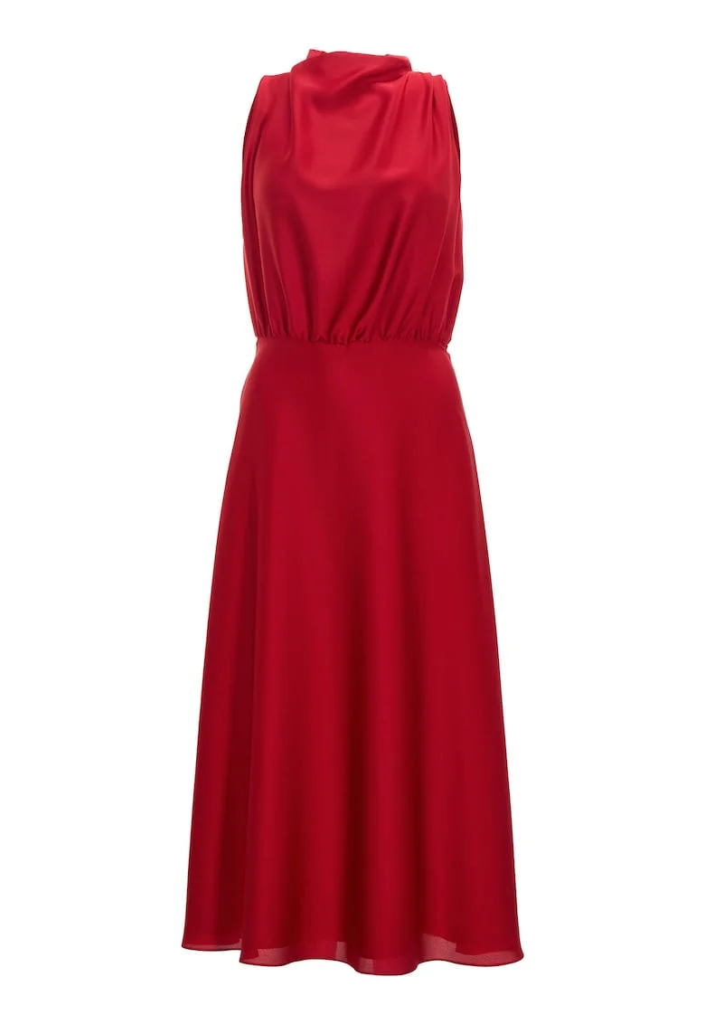 Rochie dama  5AI13700, Poliester, Rosu