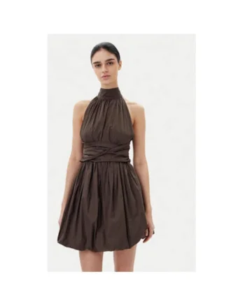 Rochie dama  TD0606, Bumbac, Maro