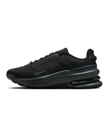 Pantofi sport Air Zoom Up Turn cu talpa wedge, Negru/Gri antracit