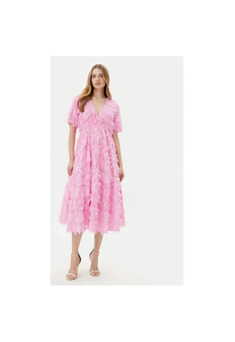 Rochie cocktail dama  26029780, Sintetic, Roz
