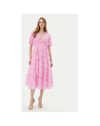 Rochie cocktail dama  26029780, Sintetic, Roz